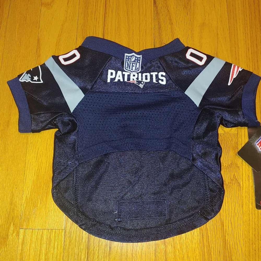 SMALL Dog Licensed Gear New England Patriots Pet Premium Football Jersey